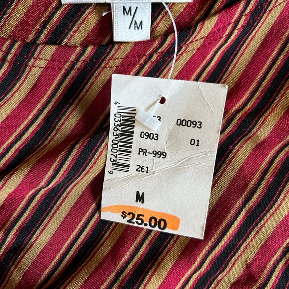 NWT Ricki’s Striped Blouse - Picture 3 of 3
